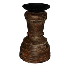 Hand Made Wooden Candle Stand-21